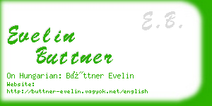 evelin buttner business card